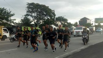 Run for Bali, Serka Astawa Lari 100Km Selama 10 Jam