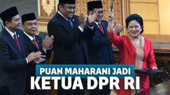Sah! Puan Maharani Jadi Ketua DPR RI, Begini Tanggapan Netizen