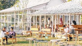 Marisini Coffee, Tempat Nongkrong Mepet Sawah yang Asyik di Yogya