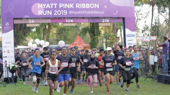 Ikut Hyatt Pink Ribbon Run 2019, 1200 Pelari Berdonasi untuk Pejuang Kanker