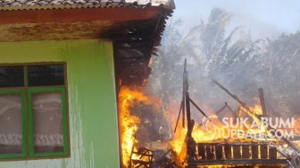 Empat Rumah di Surade Sukabumi Dilumat Api