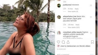 Survei Kecil Saya, Jumlah Like Tamara Bleszynski Berbikini Pecahkan Rekor