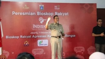 Klaim Murah, Anies Resmikan Bioskop Rakyat Pertama di Jakarta