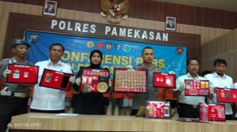 Polres Pamekasan Panen Budak Shabu