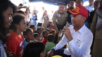 Kementerian Sosial Salurkan Bantuan Logistik bagi Pengungsi di Wamena