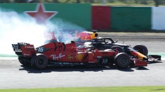 Penonton TV F1 Melonjak, Efek Rivalitas Verstappen-Leclerc?