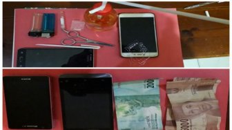 2 Pengedar Narkoba Asal Nganjuk, Diborgol Polisi