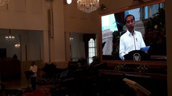 Resmikan 'Tol Langit' Palapa Ring, Jokowi: Agar Bisa Saling Mengenal