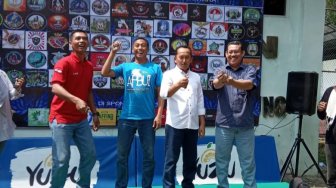 Anniversary ke-1, KTMB Lepas Burung Trucukan di GOR Ona Rangkasbitung