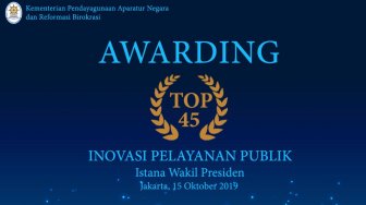 JK akan Serahkan Penghargaan kepada Top 45 Inovasi Pelayanan Publik