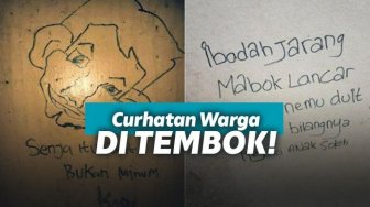 Sederet Curahan Hati Rakyat di Tembok, Duh Apa AJa Ya?