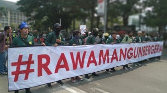 Mahasiswa Mulai Demo Jokowi, Merangsek Tuntut Terbitkan Perppu KPK