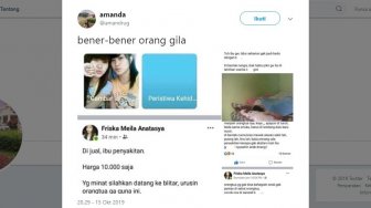 Viral! Anak Durhaka Ini Jual Ibu Kandungnya Rp 10 Ribu di Facebook