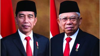 Ini 5 Foto Balik Dapur Pemotretan Presiden dan Wapres Baru