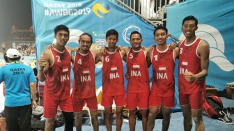 Tim Voli Pantai Indonesia Rebut Perunggu di World Beach Games 2019