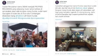 Pemerintah Didesak Ganti Nama Jawa Barat Menjadi Provinsi Pasundan