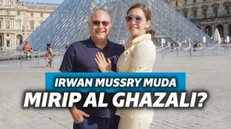 Maia Estianty Unggah Foto Irwan Mussry Muda, Mirip Al Ghazali?