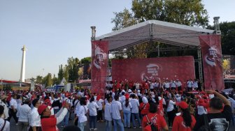 LIVE STREAMING: Relawan Jokowi Berkumpul di Halaman Monas