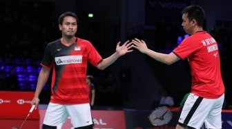 Hendra / Ahsan Tantang Kevin / Marcus di Final Denmark Open 2019