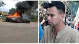 Lamborghini Miliknya Terbakar, Raffi Ahmad : Ikhlasin Aja