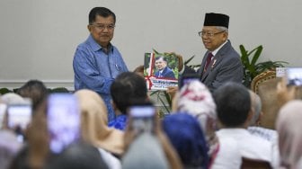 Jusuf Kalla Serahkan Jabatan Wapres ke Ma'ruf Amin