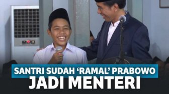 Lebih Dulu Tahu, 3 Tahun Lalu Santri Ini Sudah 'Ramal' Prabowo Jadi Menteri