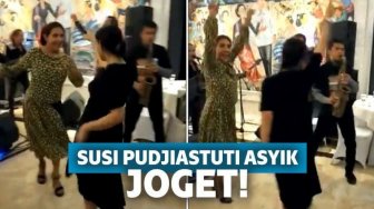 Viral! Susi Pudjiastuti Asyik Joget Setelah Tak Lagi Jabat Menteri