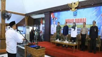 40 Calon Kades Kabupaten Probolinggo, Ikrar Pilkades Damai