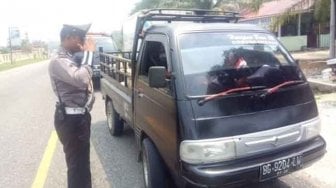 Razia Zebra di Sarolangun, 75 Kendaraan Ditilang Polisi