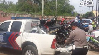 8 Motor Diangkut Polantas Polresta Jambi