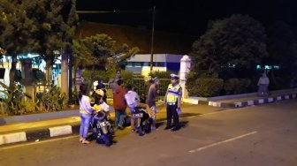 153 Pengendara di Alun-alun Rangkasbitung Tiba-tiba Diberhentikan Polisi