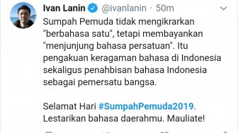 Cuitan dari Ivan Lanin, seorang pakar IT dan penganjur penggunaan bahasa Indonesia baku [Twitter: @ivanlanin].