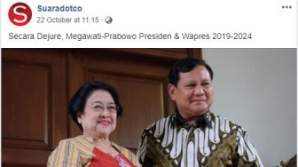 CEK FAKTA: Logo Suara.com Dicatut untuk Sebar Artikel soal Megawati dan Prabowo