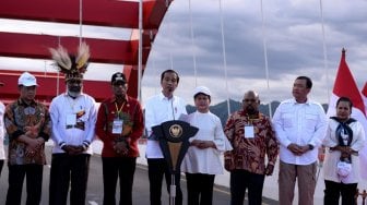 Habiskan Anggaran Rp 1,8 Triliun, Presiden Jokowi Resmikan Jembatan