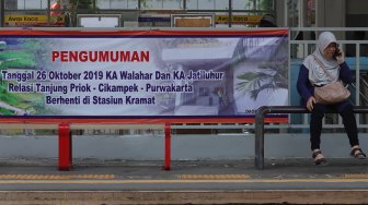 Asyik, Stasiun Kramat Layani Penumpang KA Walahar dan Jatiluhur