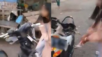 Honda Beat Ini Dirusak Pakai Martil, Sebabnya Menyayat Hati