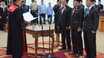DPRD Tebo Gelar Pelantikan Pimpinan Defenitif