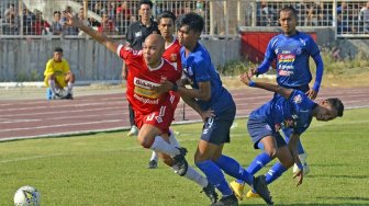 Hujan Gol di Stadion Sumpah Pemuda, Perseru Badak Lampung Tundukkan Arema