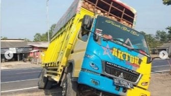 Truk Amblas, Si Sopir Malah Ditilang dengan Alasan yang Bikin Ngelus Dada