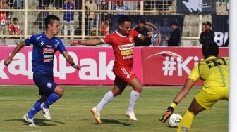 Tundukkan Arema FC, Pelatih Perseru Badak Lampung Bangga Pada Pemainnya