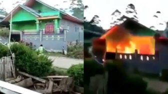 Kawin Lari dengan Perempuan Lain, Keluarga Istri Murka Bakar Rumah Suami