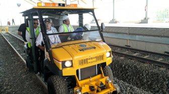 Tinjau Kereta Bandara di Solo, Menhub Pastikan Rampung Sebelum Tahun Baru