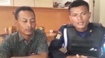 Viral Video Pengakuan Satpam yang Tabrak Gerobak Bakso Pakai Motor