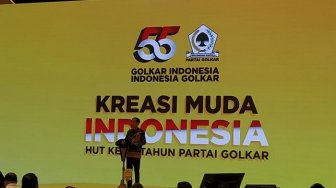 Hadiri HUT Golkar, Jokowi Singgung Surya Paloh dan Ketum PKS Sohibul Iman