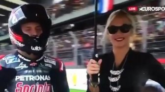 Pakai Kebaya, Umbrella Girl Fabio Quartararo di Sepang Bikin Gaduh Warganet