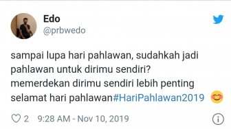 Jadi pahlawan buat diri sendiri [Twitter: @prbwedo].