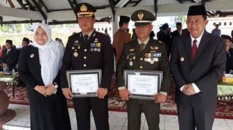 Kapolres Muaro Jambi Raih Penghargaan Penanganan Karhutla