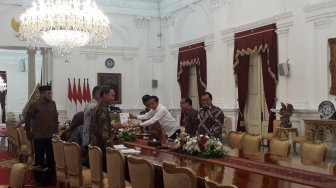 Ketua KPU Temui Jokowi, Lapor Hasil Pemilu 2019