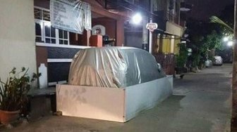 Viral 'Garasi' Mobil dari Pot Bunga di Tepi Jalan, Dishub Bertindak