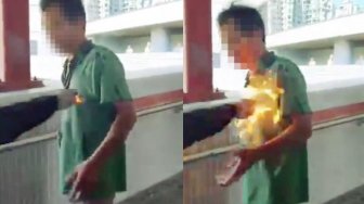 Kakek 57 Tahun Dibakar Hidup-hidup saat Demonstrasi di Hong Kong